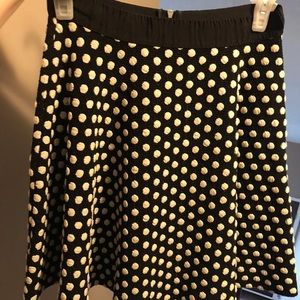 Sandro polka dot skirt